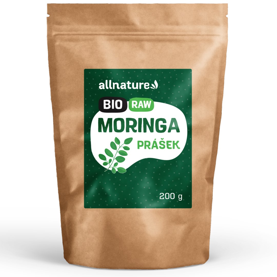 Allnature Moringa prášok RAW 200 g