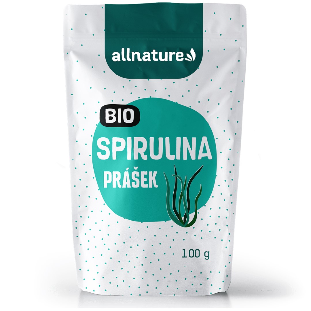 Allnature Spirulina prášok BIO 100 g