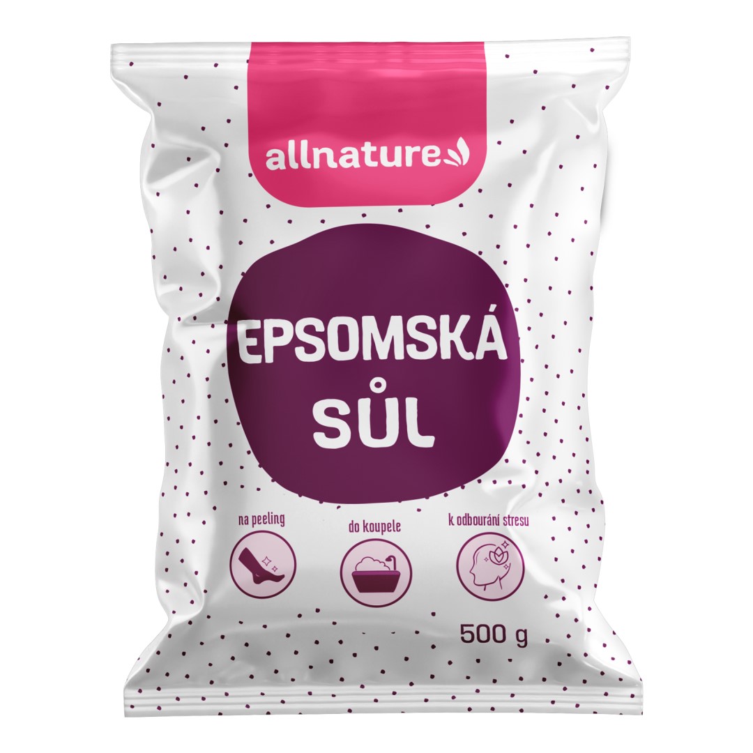 Allnature Epsomská soľ 500 g