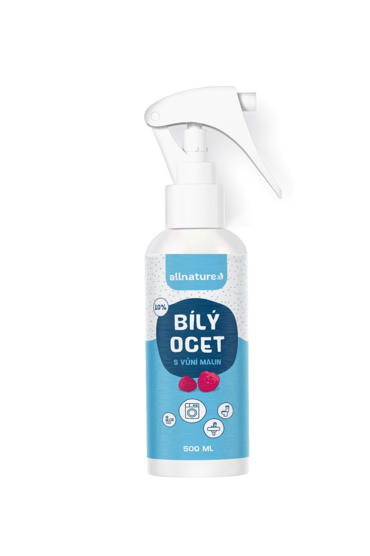 Allnature Biely ocot sprej 10% s vôňou malín 500 ml