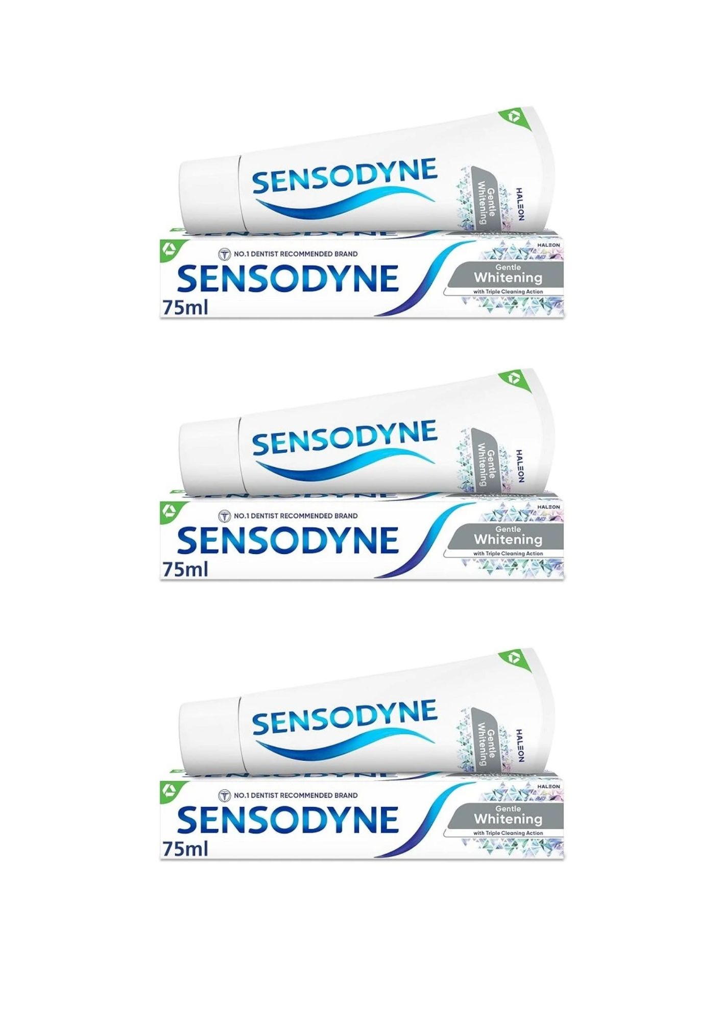 Sensodyne zubná pasta Gentle Whitening 3x75 ml