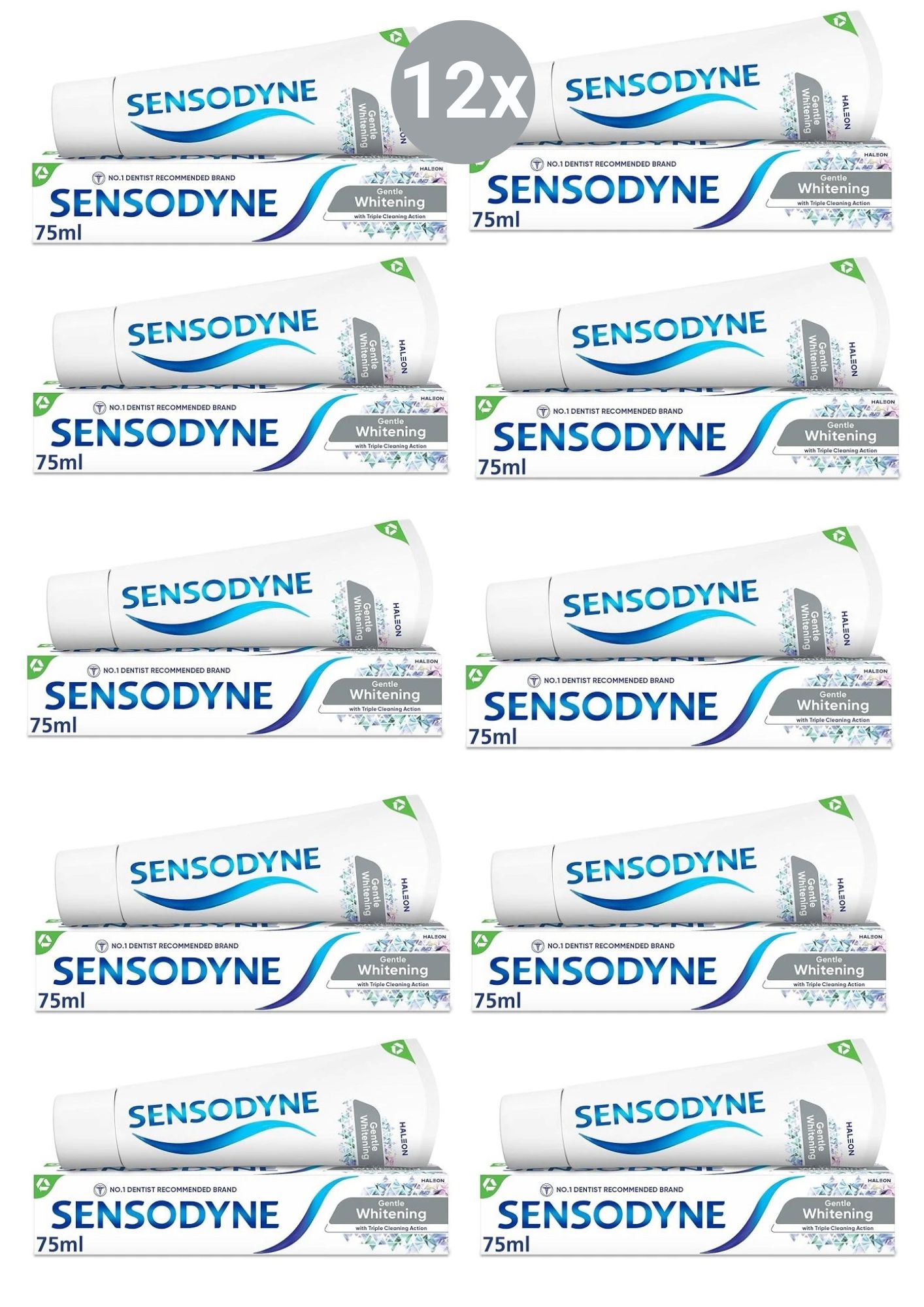 Sensodyne zubná pasta Gentle Whitening 12x75 ml