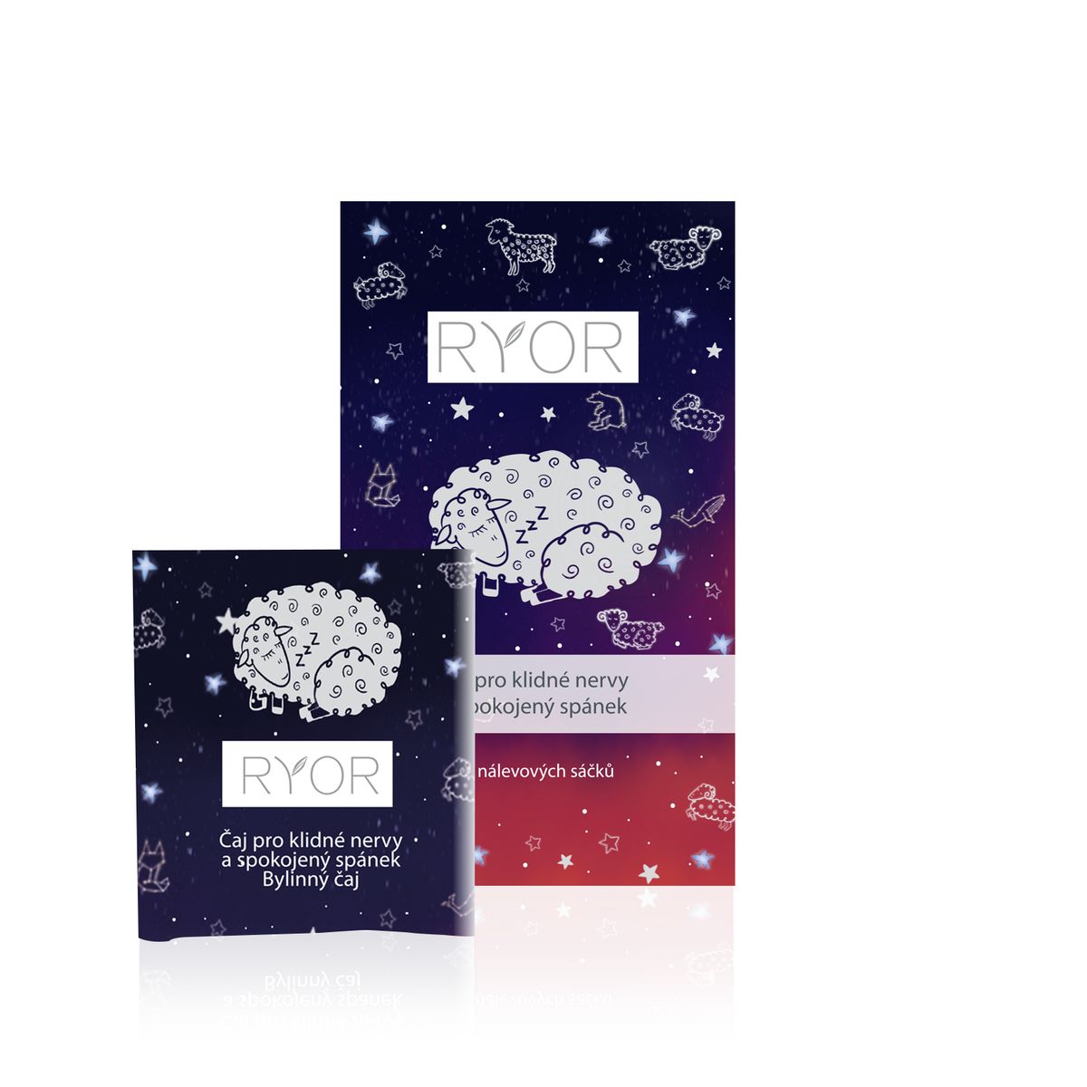 Ryor - Čaj - Pokojné nervy a spokojný spánok - nálevové vrecká - 20x1,5 g
