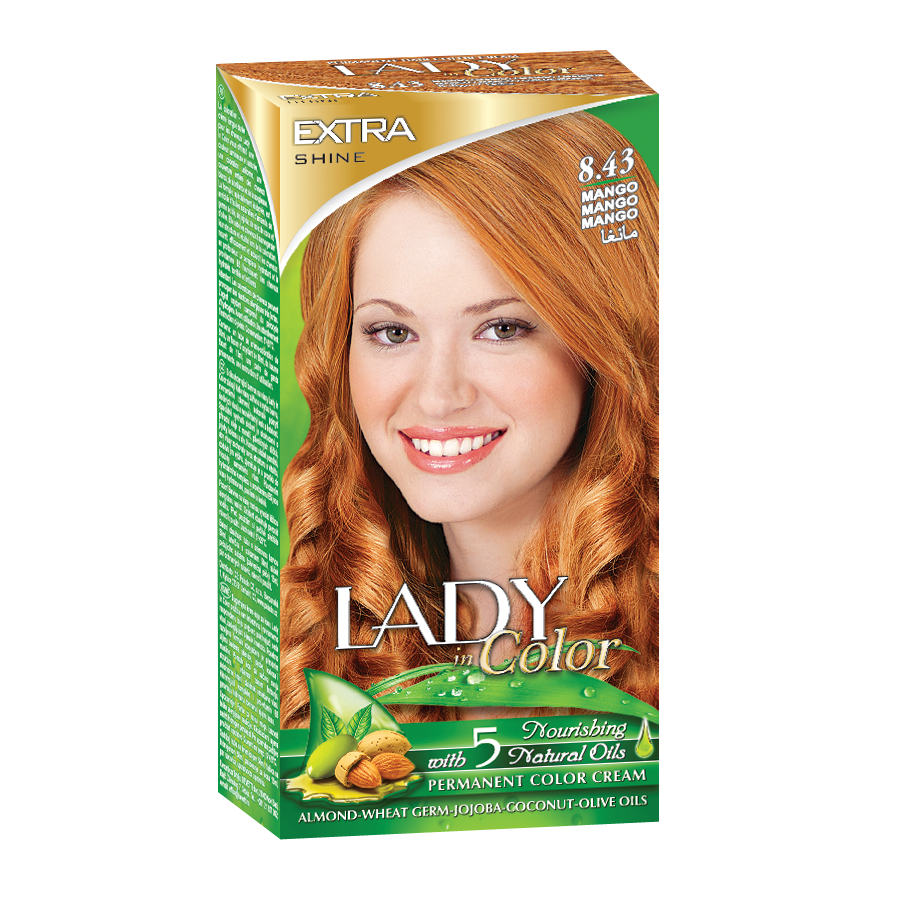 Farba na vlasy LADY in Color, 8.43 Mango