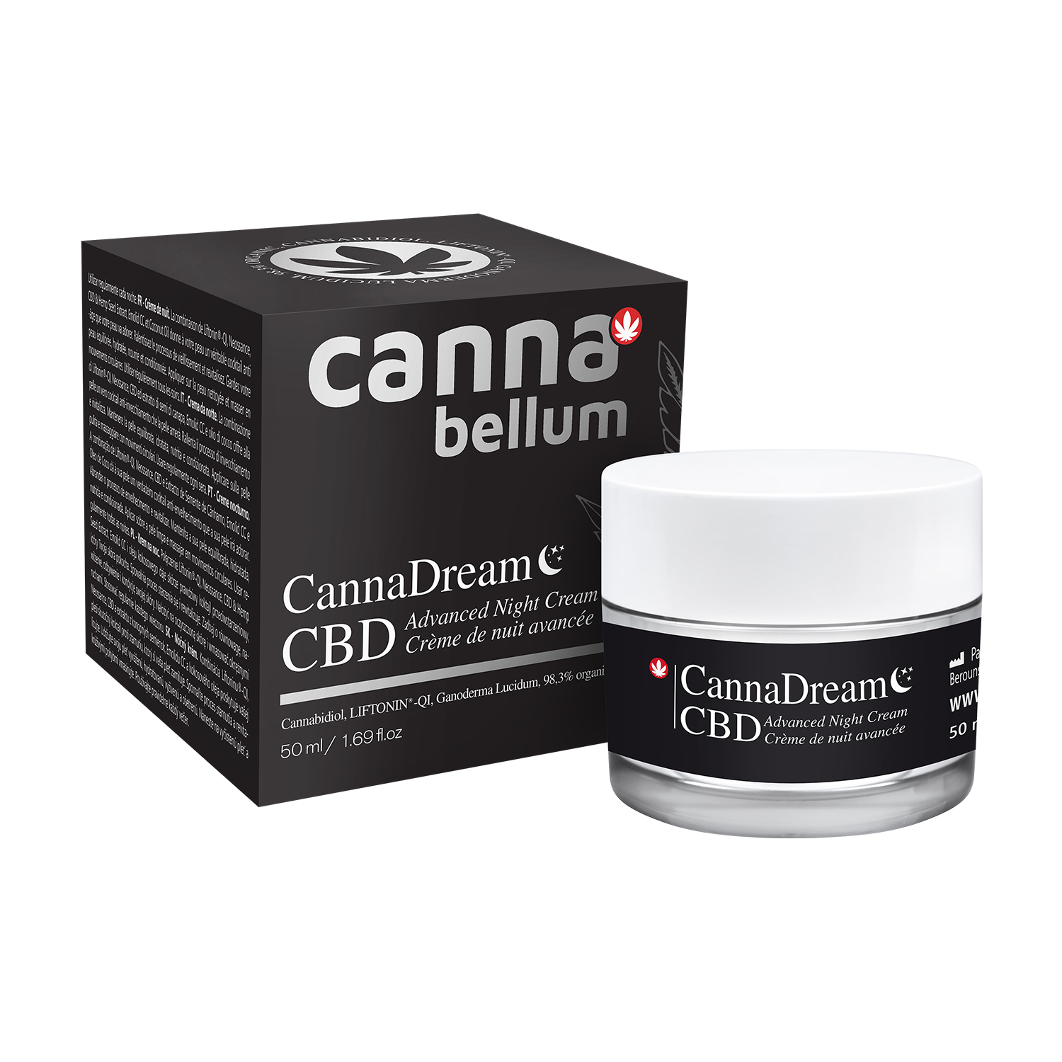 cannabellum CBD CannaDream nočný krém 50ml