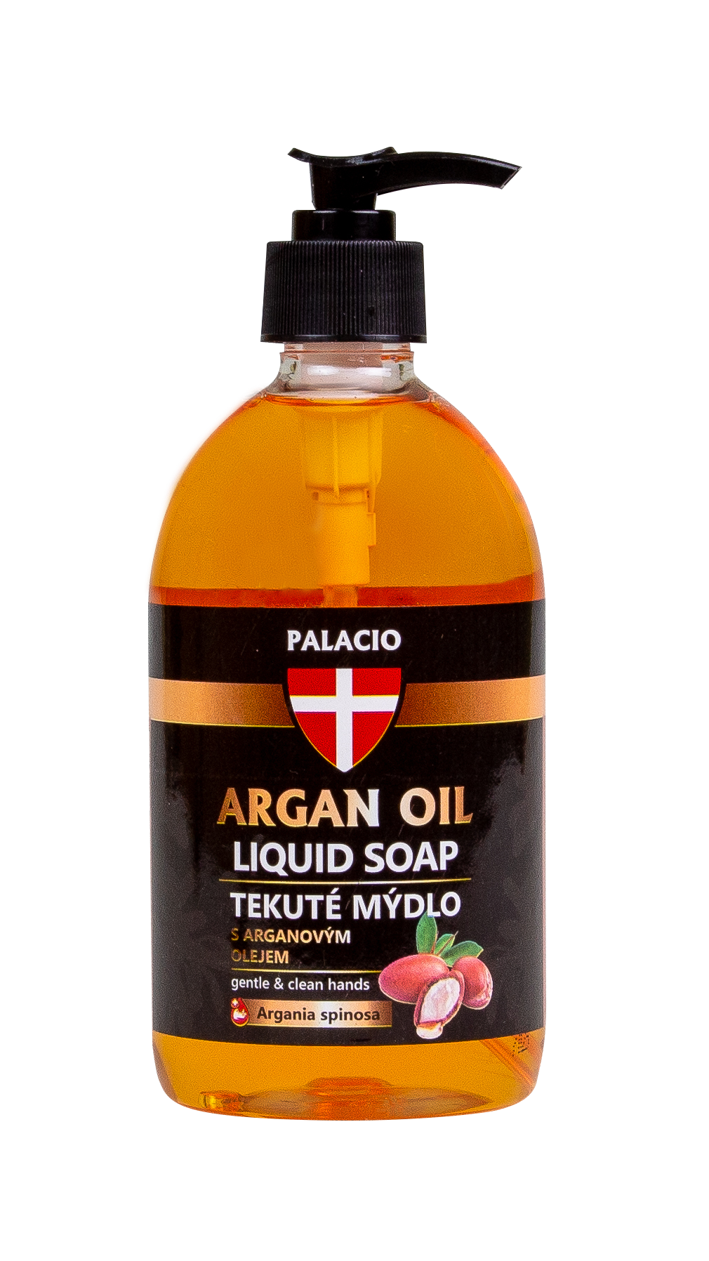 PALACIO Arganový olej tekuté mydlo s pumpičkou, 500 ml