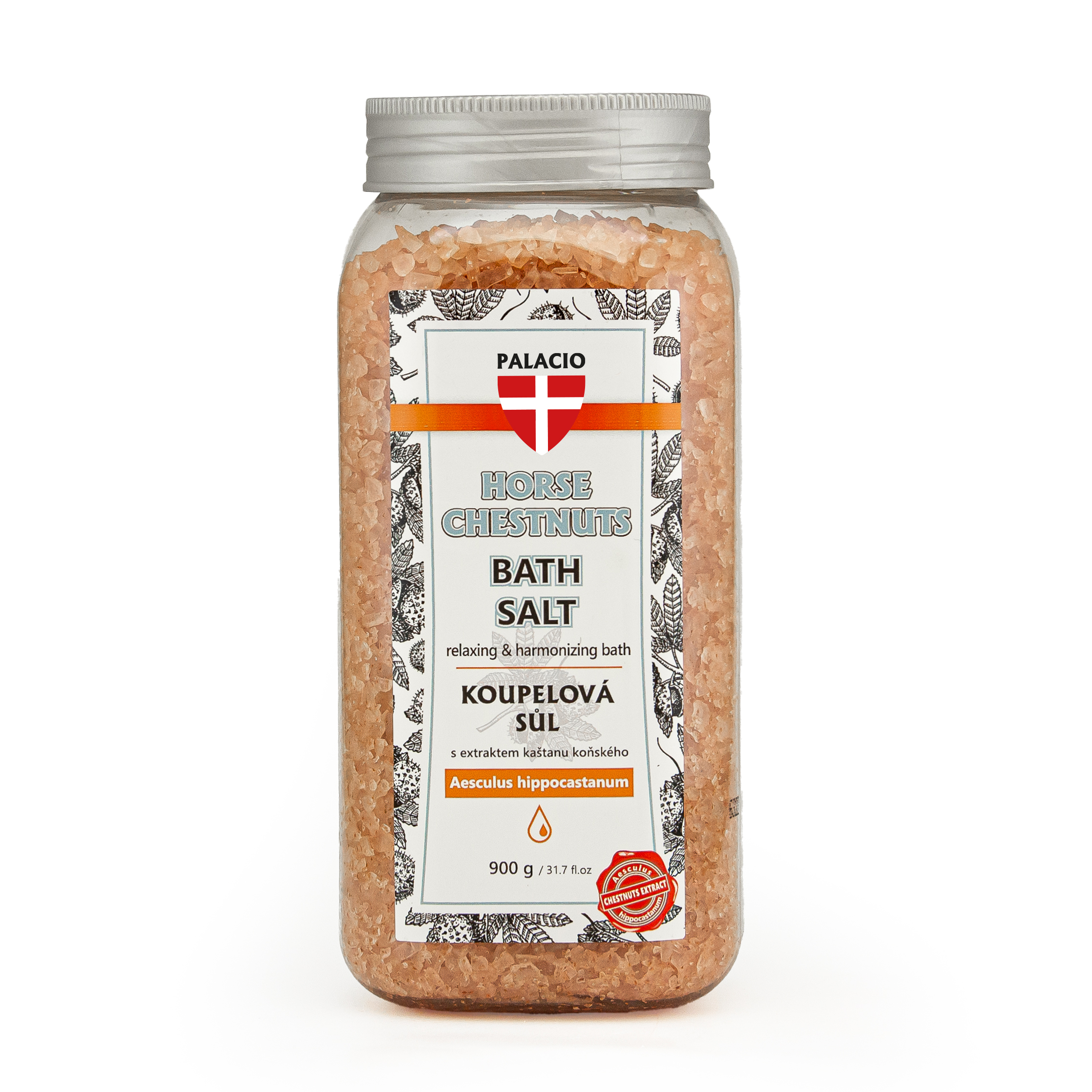 PALACIO Gaštan konský kúpeľová soľ, 900 g