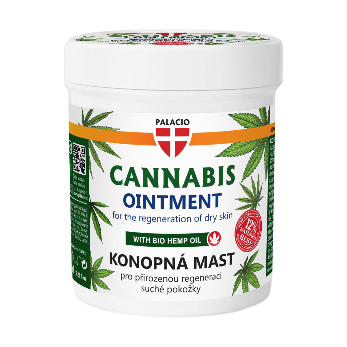 PALACIO Konopná masť regeneračná, 125 ml