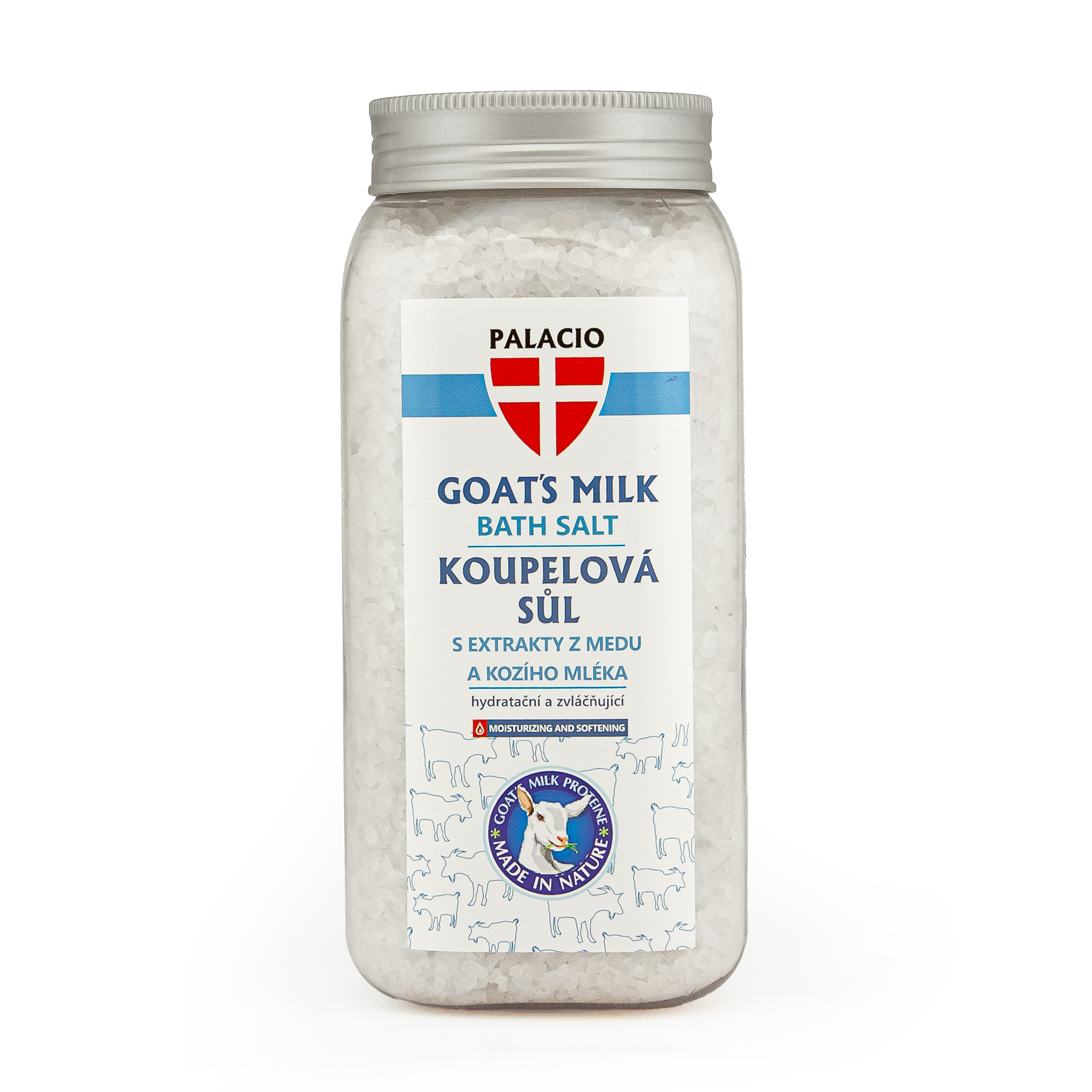 PALACIO Kozie mlieko kúpeľová soľ, 900 g