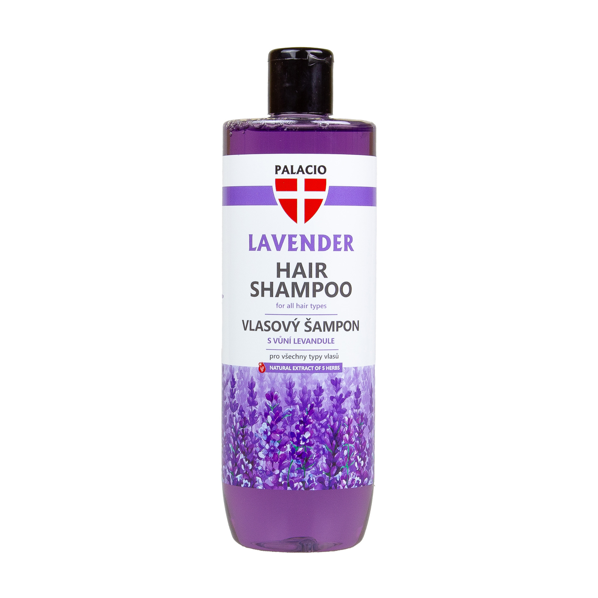 PALACIO Levanduľový jemný vlasový šampón, 500 ml