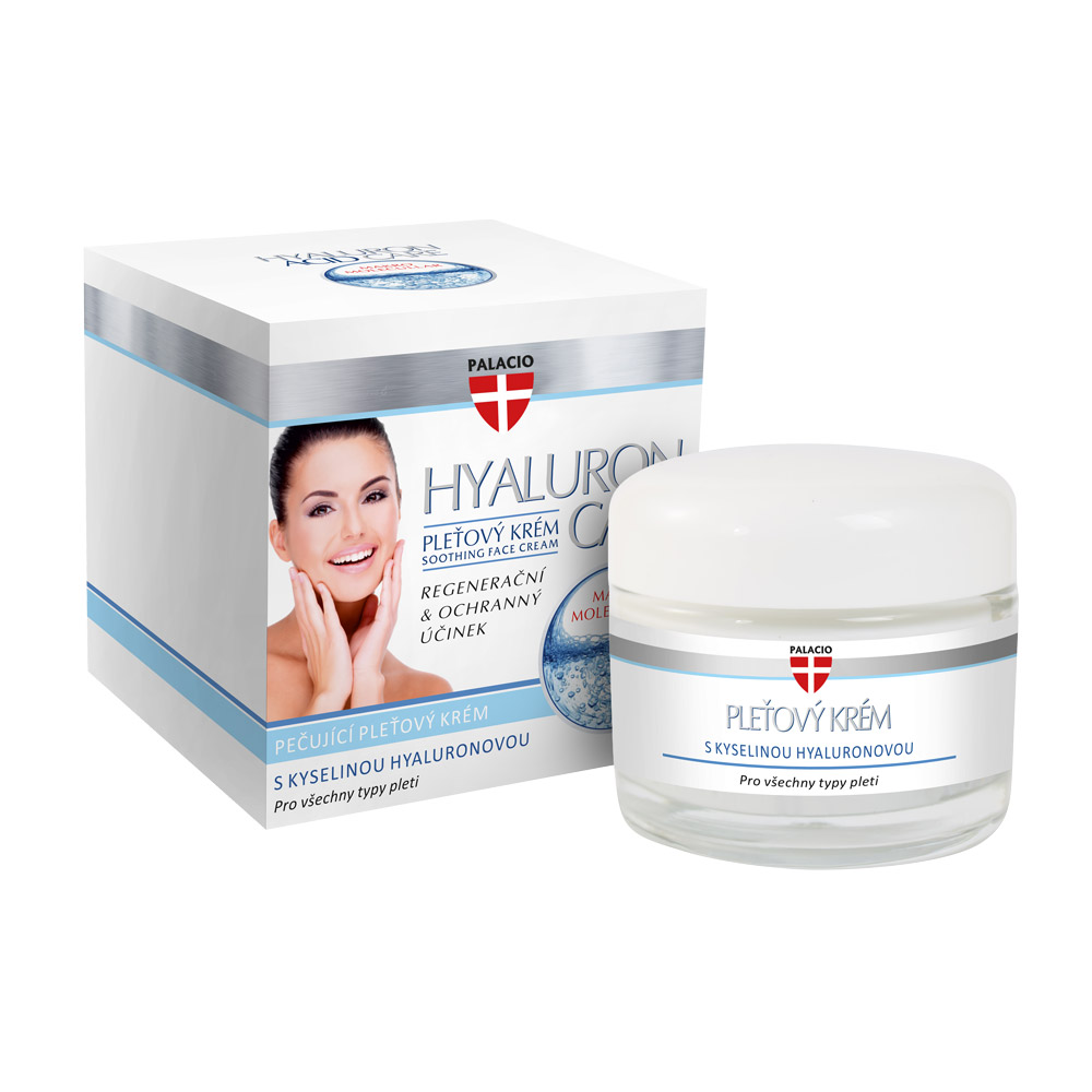 PALACIO Pleťový krém s kyselinou hyalurónovou, 50 ml