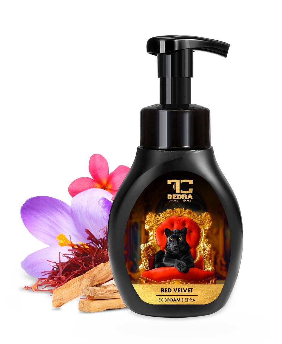 RED VELVET | šetrné penové mydlo na ruky & telo | 300 ml