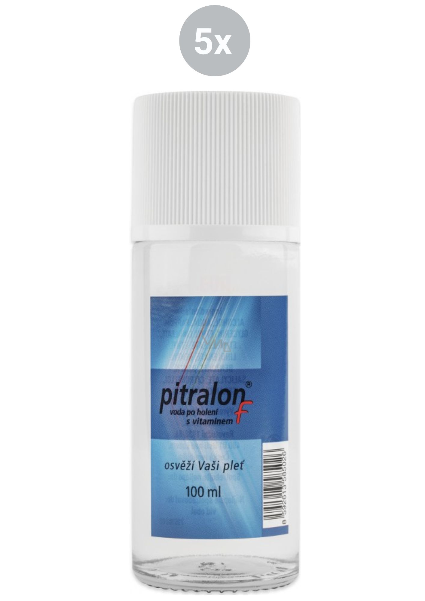 Pitralon F voda po holení 5x100 ml