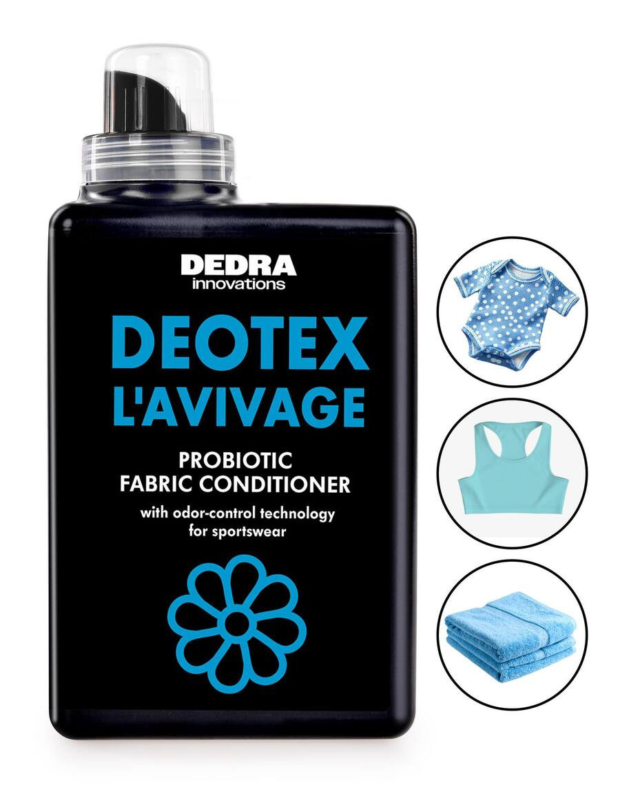 Probiotický kondicionér na bielizeň proti zápachu | DEOTEX® L'AVIVAGE | jemná vôňa & hebkosť | 1000 ml