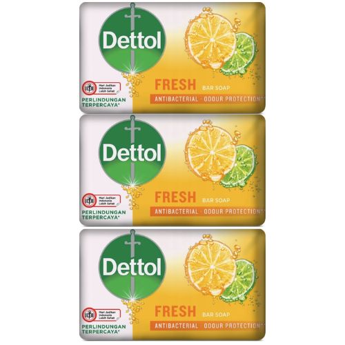 Dettol antibakteriálne pevné mydlo 3x100g FRESH