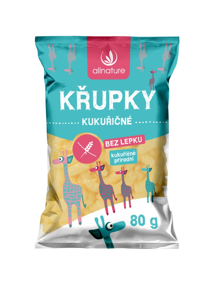 Allnature Kukuričné chrumky 80 g
