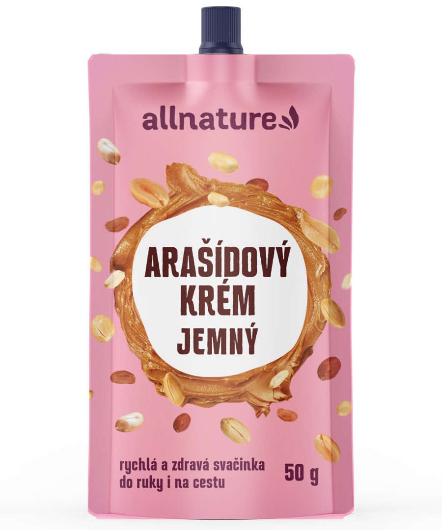 Allnature Arašidový krém jemný 50 g
