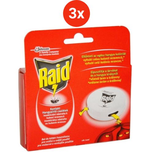 Raid nástraha na mravce 3x1ks