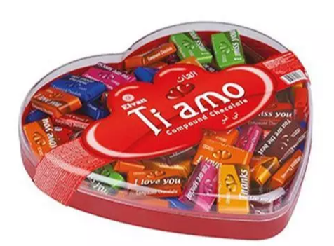 Napolitan čokoládky srdce 400g