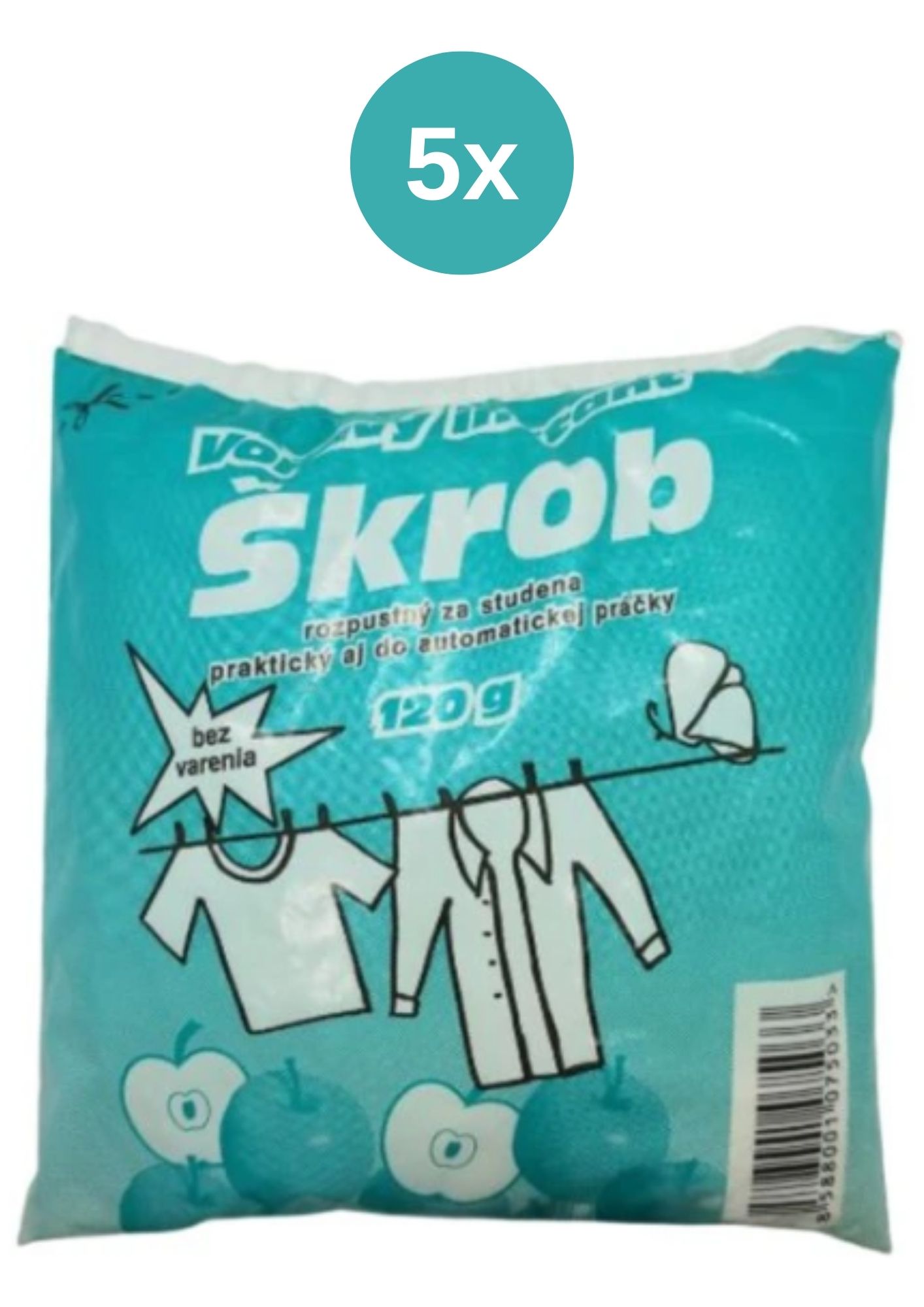 Škrob zo Slovenska Instant voňavý - ZA STUDENA 5x120g