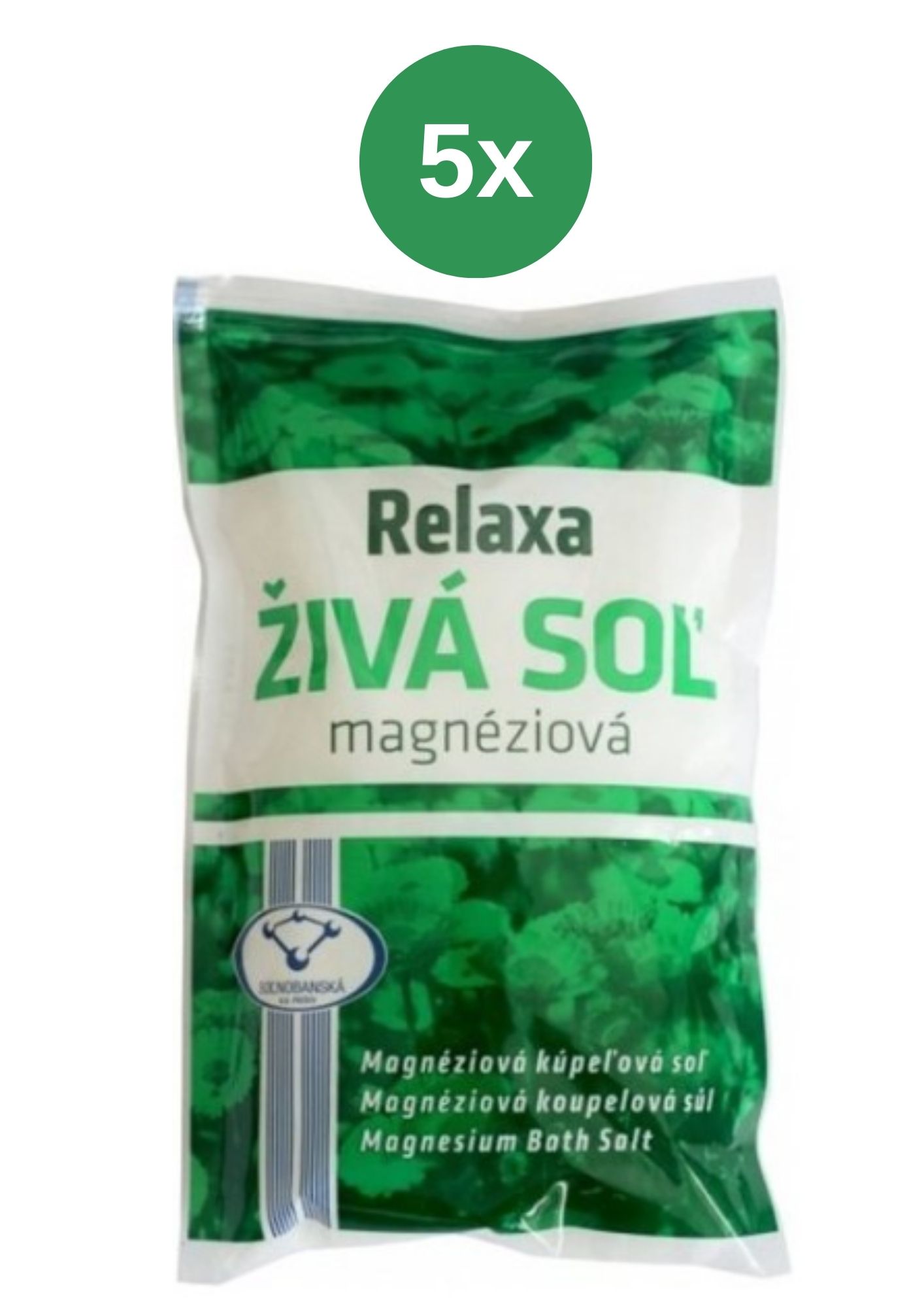 E-shop Relaxa Magnéziová živá soľ 5x500g