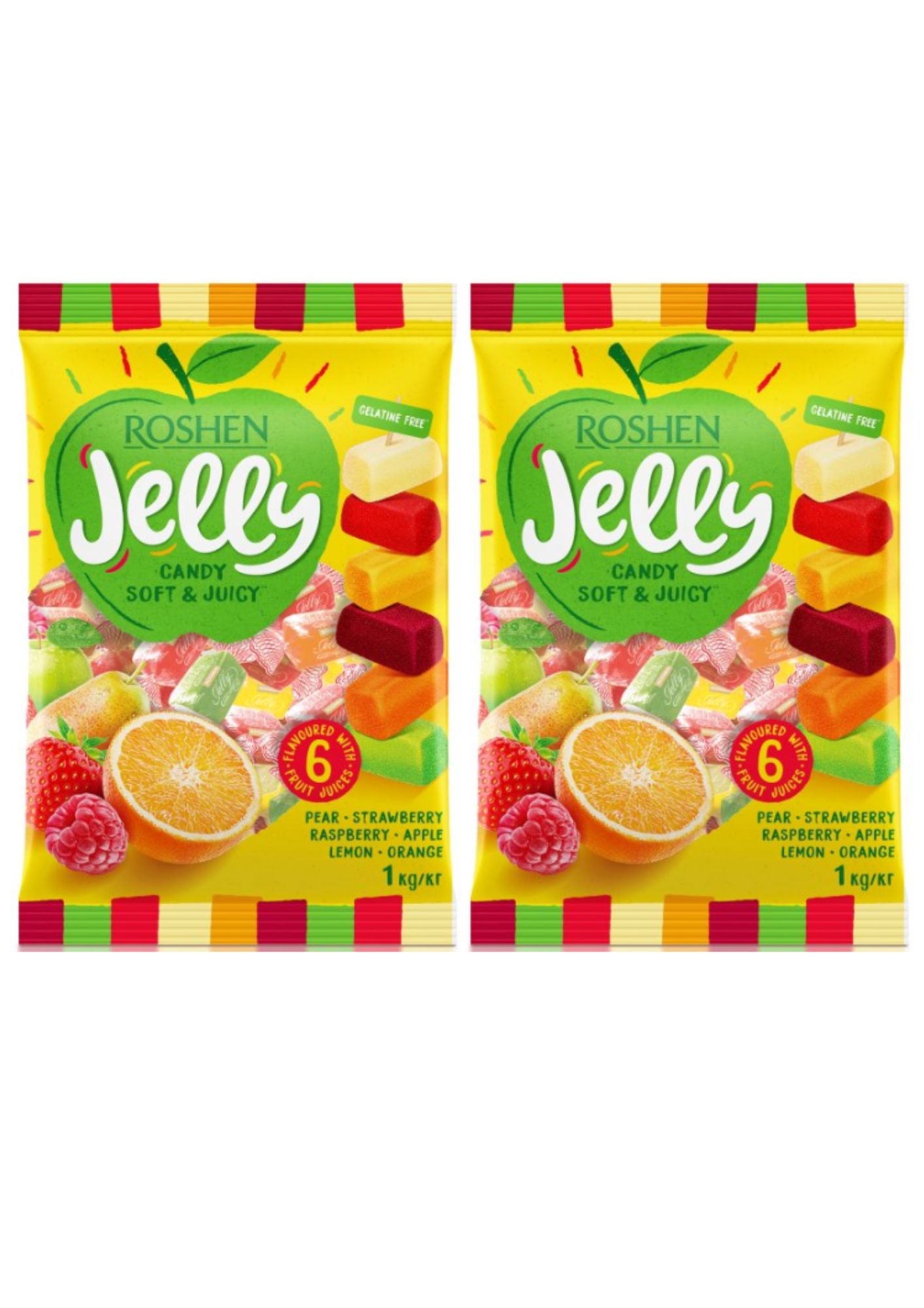 Roshen Jelly Candies želé ovocné 2x1 kg