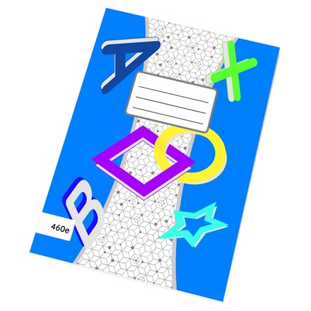 PAPIERNE BRNO Zošit školský 460 čistý A4 60listov 10 ks