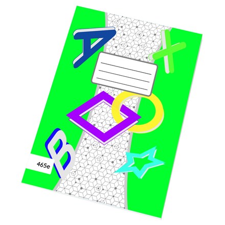 PAPIERNE BRNO Zošit školský 465 štvorčekový A4 60listov 10 ks