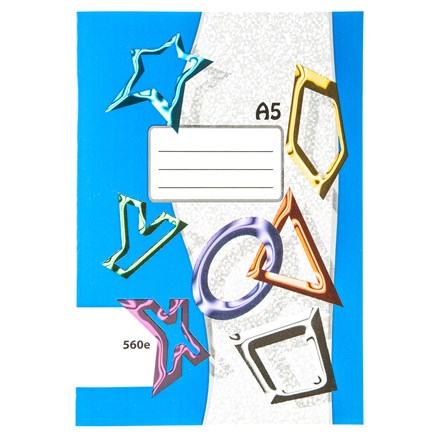 PAPIERNE BRNO Zošit školský 560 čistý/nelinkovaný A5 60listov 1 ks