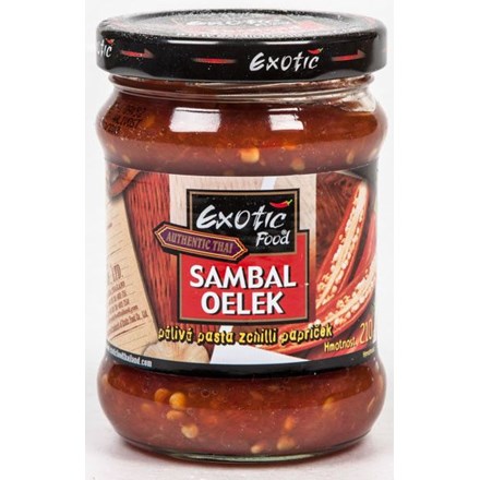 E-shop EXOTIC FOOD Sambal Oelek čili pasta 210 g