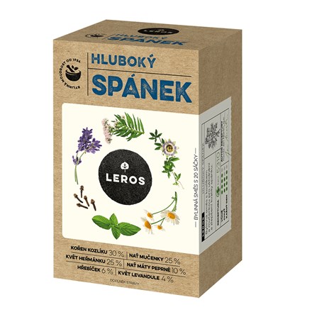 Leros Čaj hlboký spánok 20 x 1 g