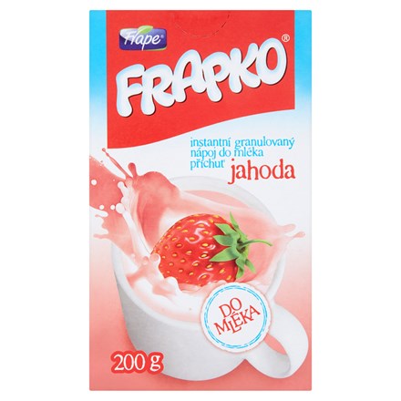 Frape Frapko instantný nápoj jahodový s vlákninou 6 x 200 g
