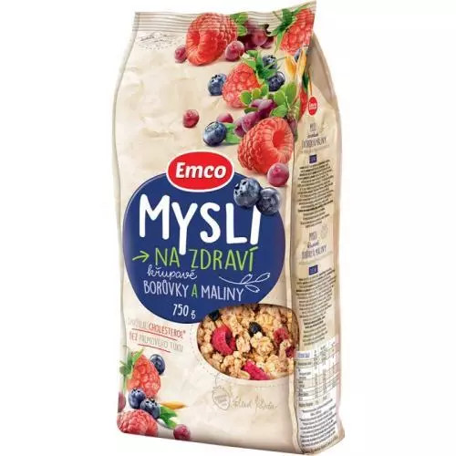 Emco Mysli čučoriedky/maliny 750 g