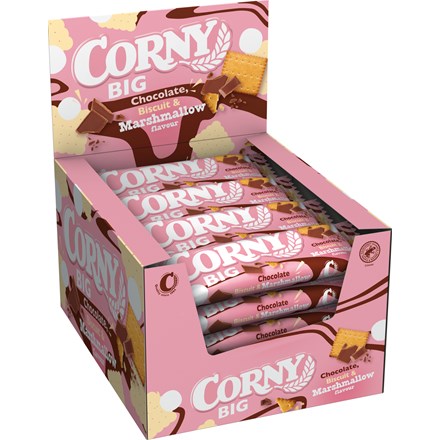 CORNY Big Marshmallow tyčinky 24 x 40 g