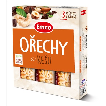 E-shop Emco Tyčinka orechy kešu 3 x 35 g