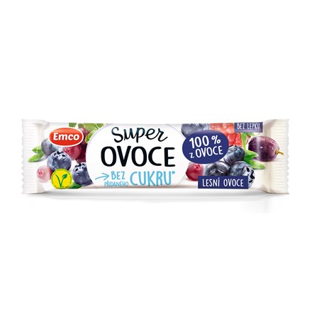 Emco Tyčinka Super ovocná 100% lesné ovocie 30 x 30 g