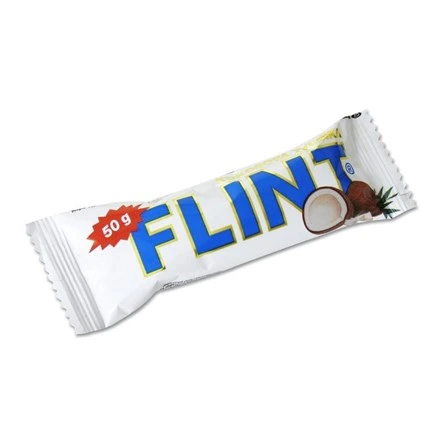 Flint Tyčinka kokosová s bielou polevou 35 x 50 g