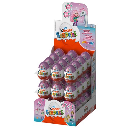 E-shop kinder Surprise dievčenské 36 x 20 g