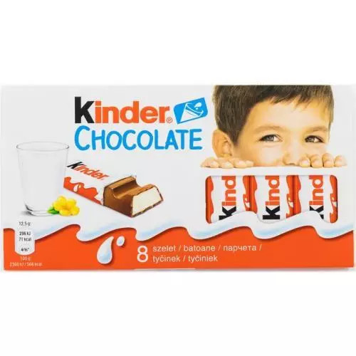 E-shop kinder Choco 8 tyčiniek 10 x 100 g