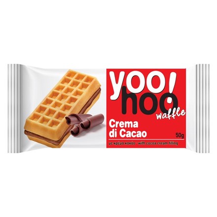 E-shop Yoo!hoo Vafle s kakaovou náplňou 12 x 50 g