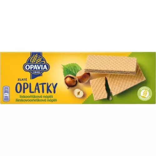 E-shop OPAVIA Zlaté oblátky lieskoorieškové 14 x 146 g