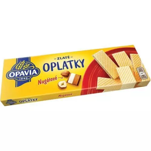 E-shop OPAVIA Zlaté oblátky nugátové 14 x 146 g