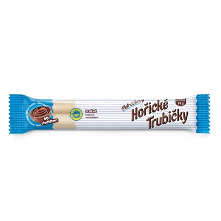 E-shop Petráčkove Horické trubičky plnené kakaové so sladidlom 20 x 35 g