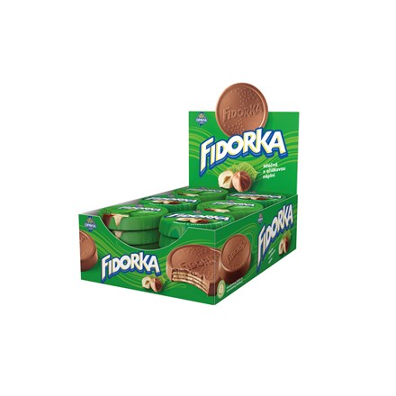 E-shop OPAVIA Fidorka Lux mliečna s orieškami 30 x 30 g