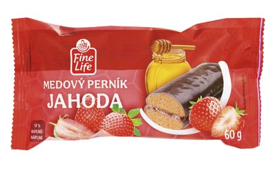 E-shop Fine Life Medovník jahodový 36 x 60 g