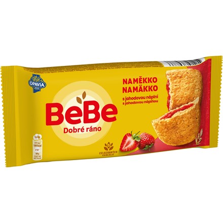 OPAVIA BeBe Dobré ráno NaMäkko s jahodovou náplňou 14 x 50 g