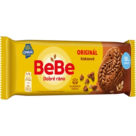 E-shop OPAVIA BeBe Dobré Ráno sušienky kakaové -30 % cukru 30 x 50 g