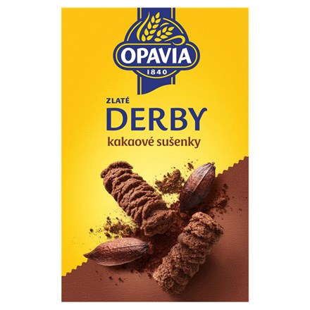 E-shop OPAVIA Zlaté Derby sušienky kakaové 220 g