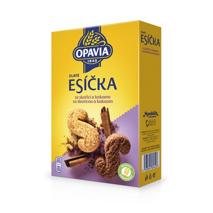 E-shop OPAVIA Zlaté Esíčka sušienky so škoricou a kakaom 220 g