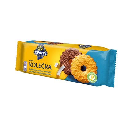 E-shop OPAVIA Zlaté kolieska s kokosom polomáčané 12 x 146 g